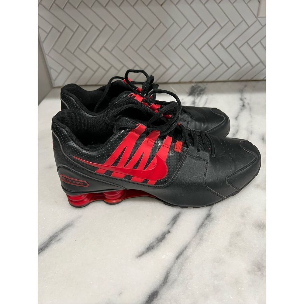 Nike Shox Red And Black Men’s Running Shoes 833583 010
